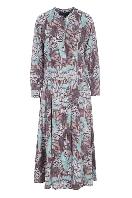 Cracked Peonies Dress