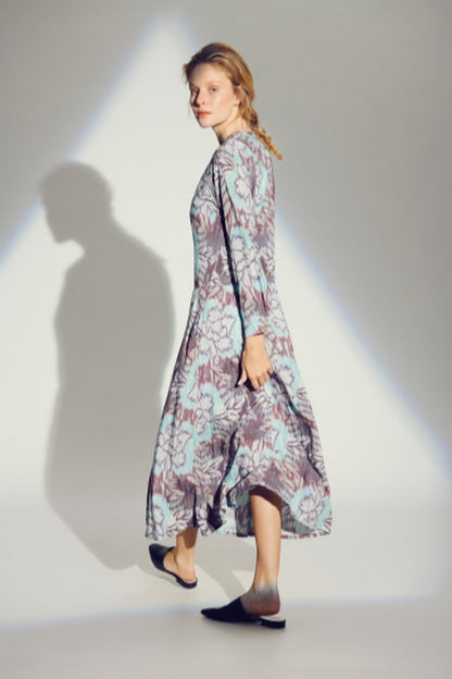 Cracked Peonies Dress