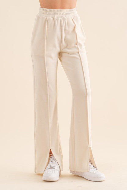 Corduroy Straight Leg Pants