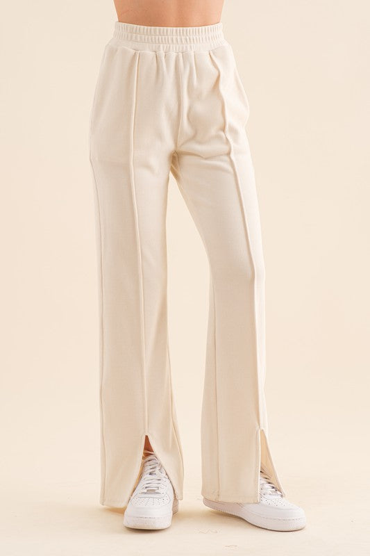 Corduroy Straight Leg Pants
