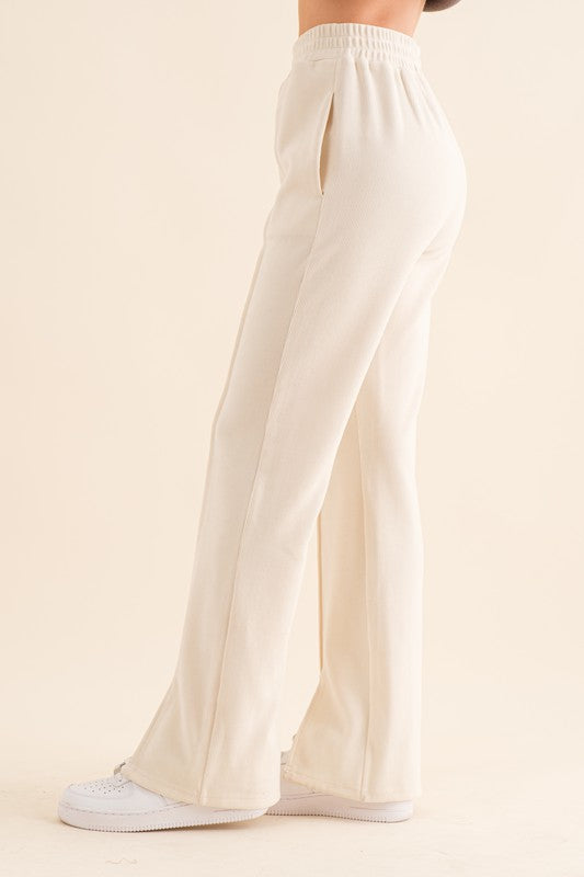 Corduroy Straight Leg Pants