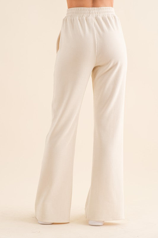 Corduroy Straight Leg Pants