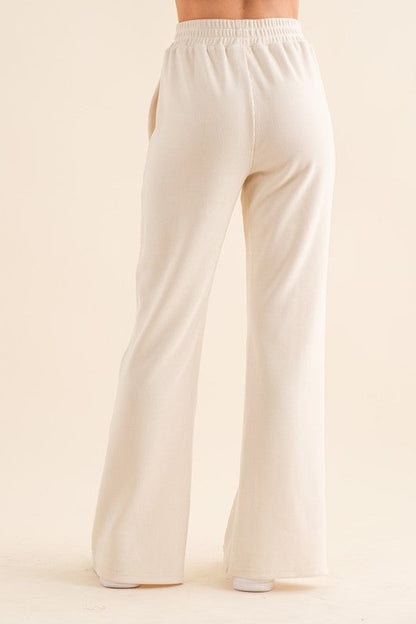Corduroy Straight Leg Pants