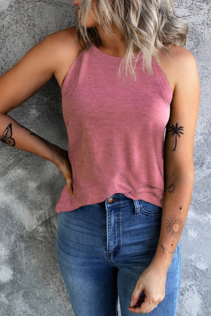 Crew Neck Tank Top
