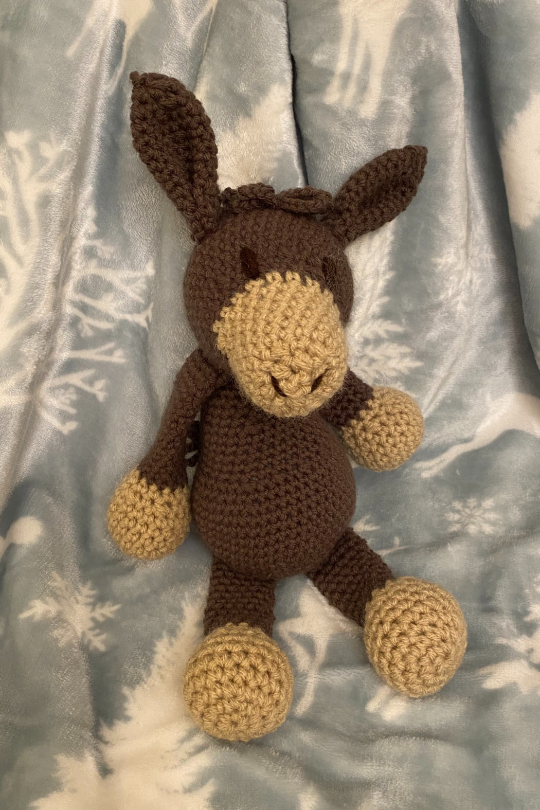 Crochet Donkey Stuffed Animal