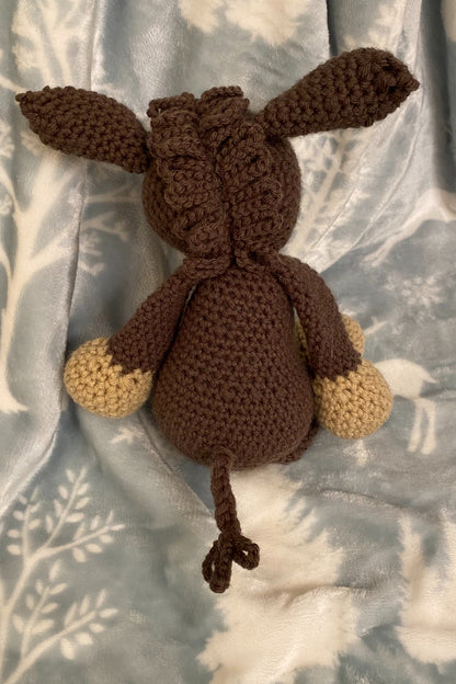 Crochet Donkey Stuffed Animal