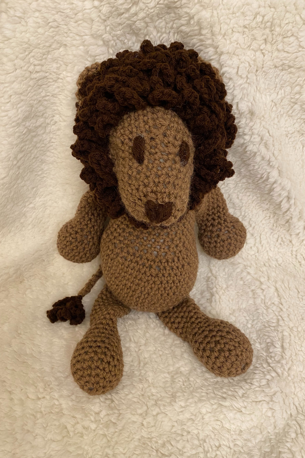 Crochet Lion Stuffed Animal