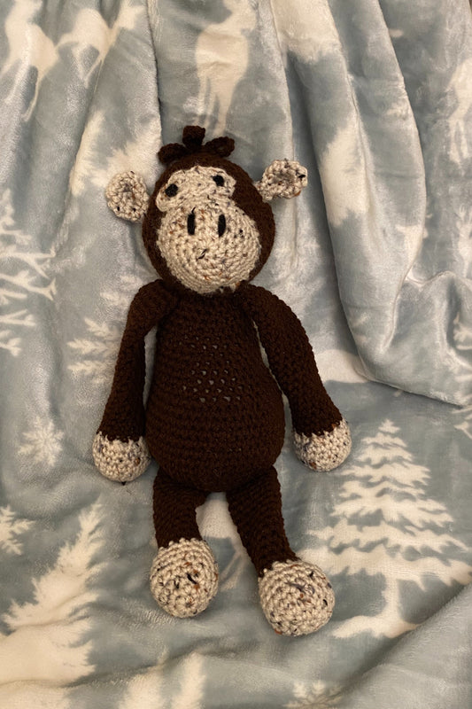 Crochet Monkey Stuffed Animal