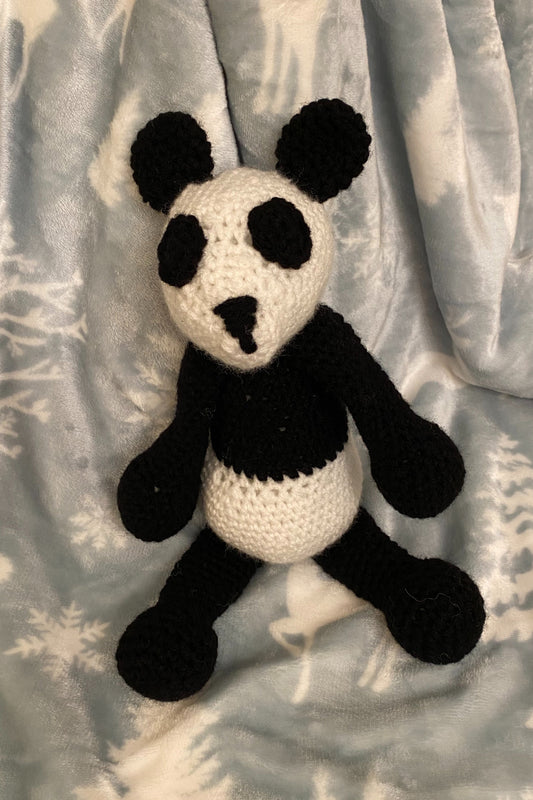 Crochet Panda Stuffed Animal