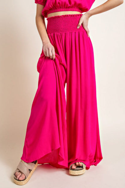 Cropped Top and Pants Set
