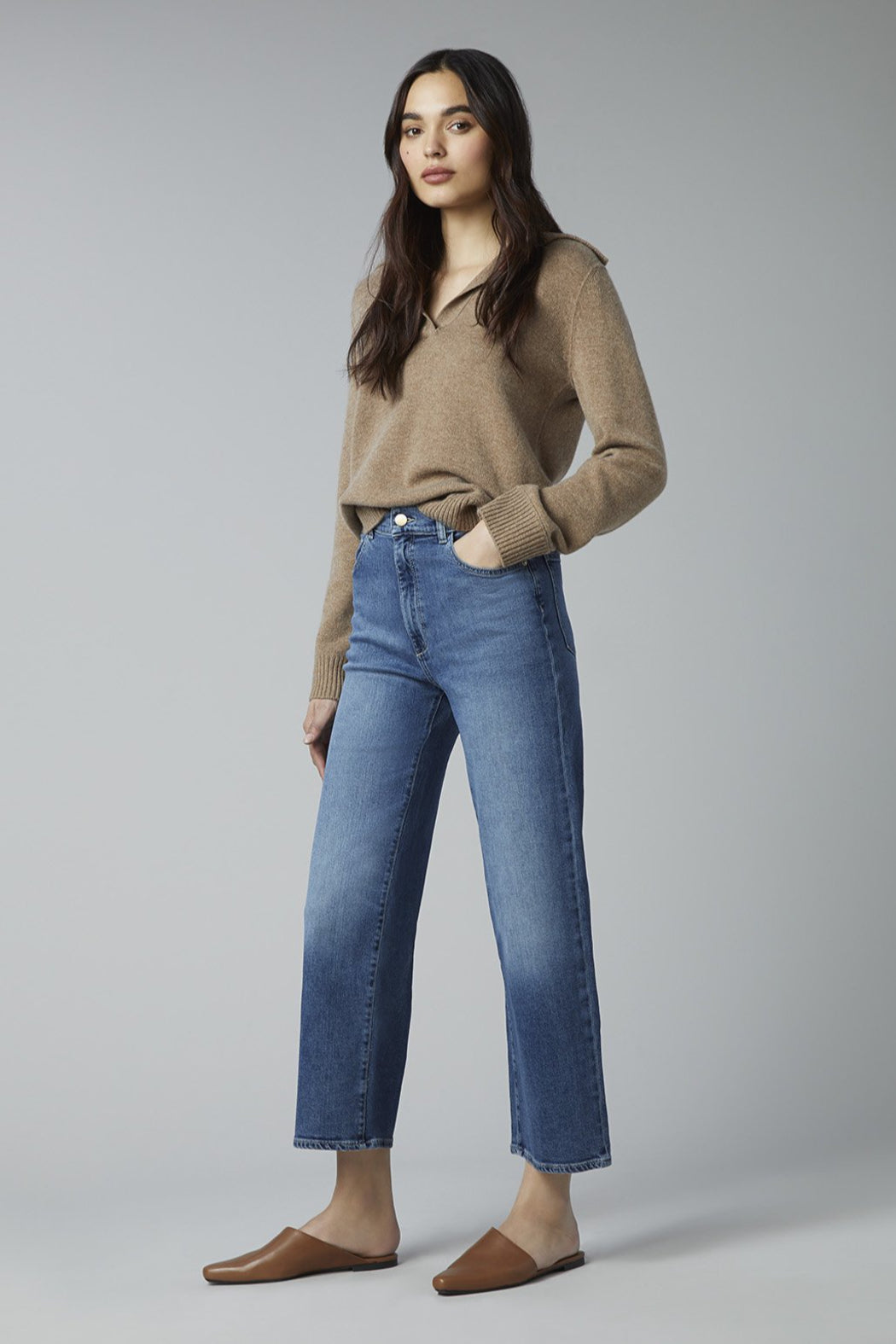 Cropped Wide Leg Maritime