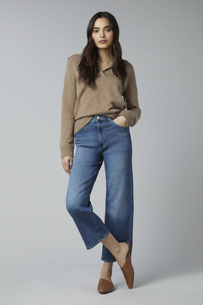 Cropped Wide Leg Maritime