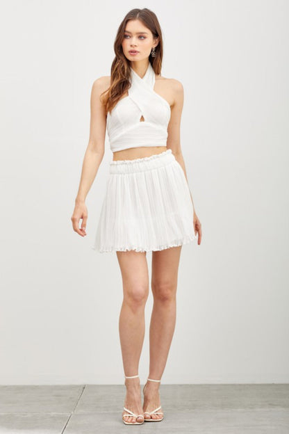 Cross Halter Top