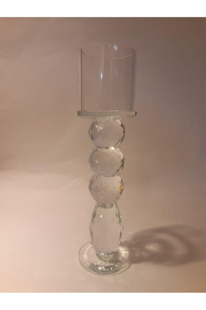 Large Crystal Candle Holder
