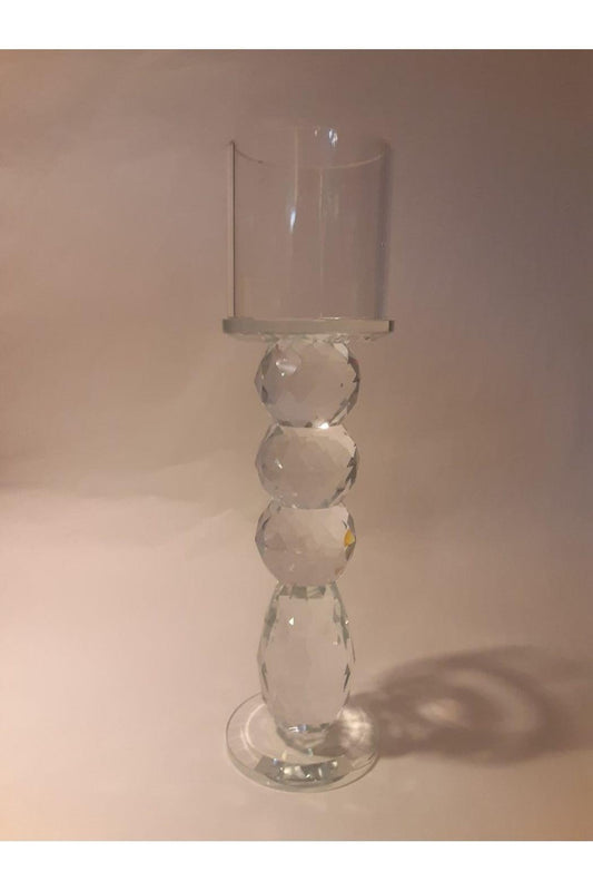 Large Crystal Candle Holder