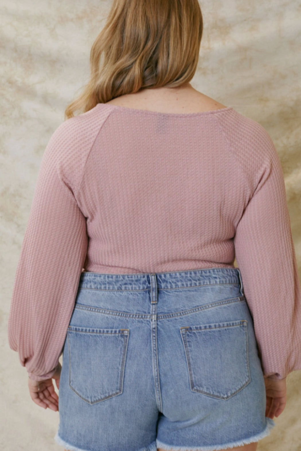 Curvy High Rise Mom Shorts