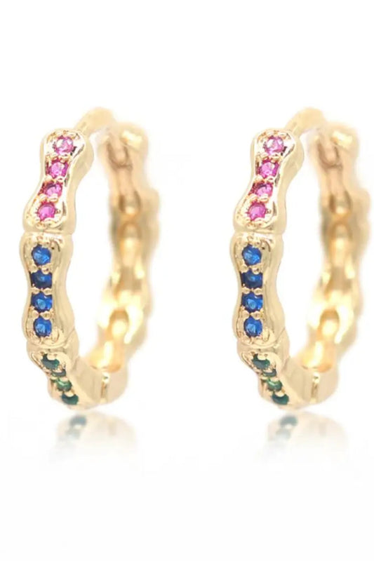 CZ Huggie Hoops