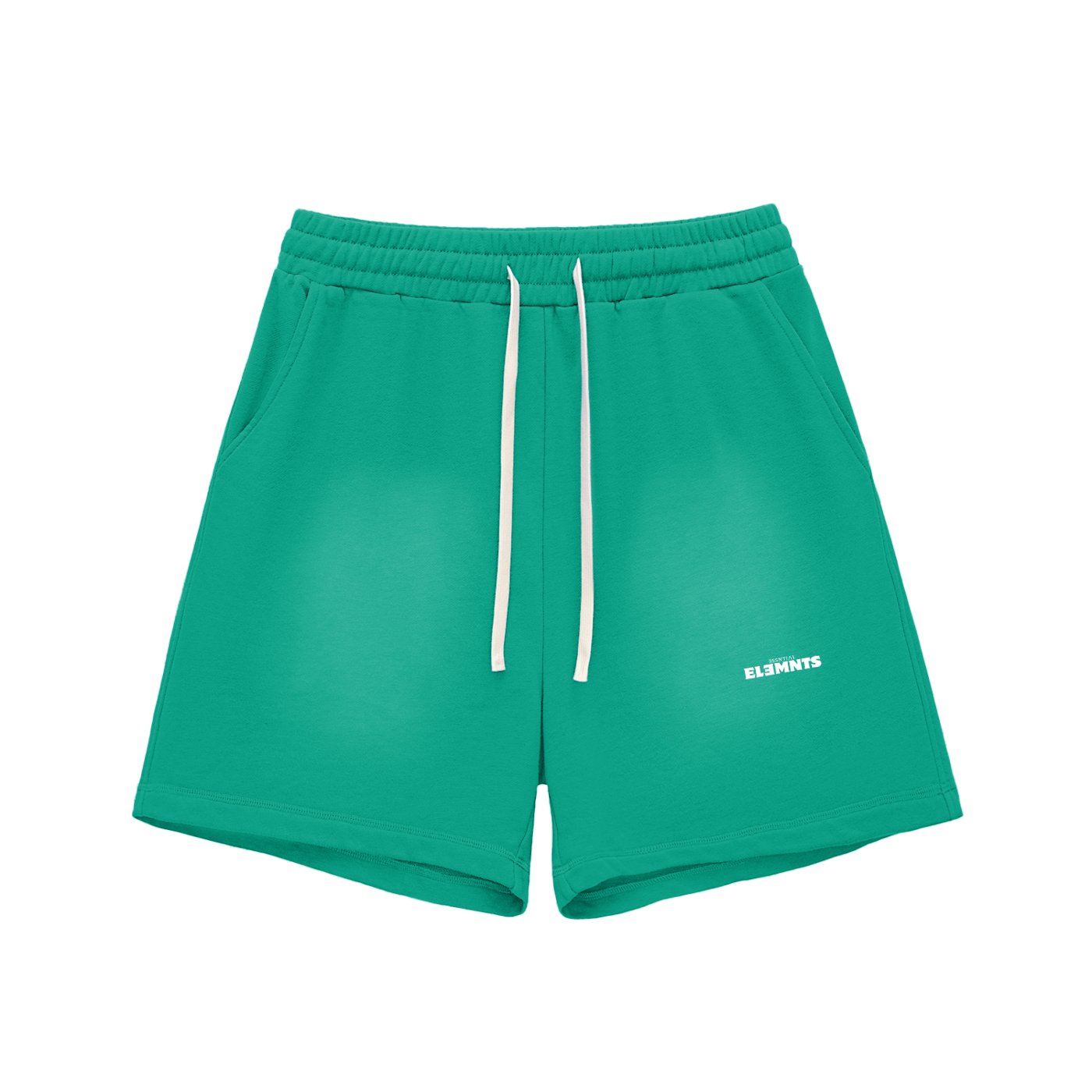 ESSNTIAL ELEMNTS Unisex 350G Sun Fade Raw Edge Shorts