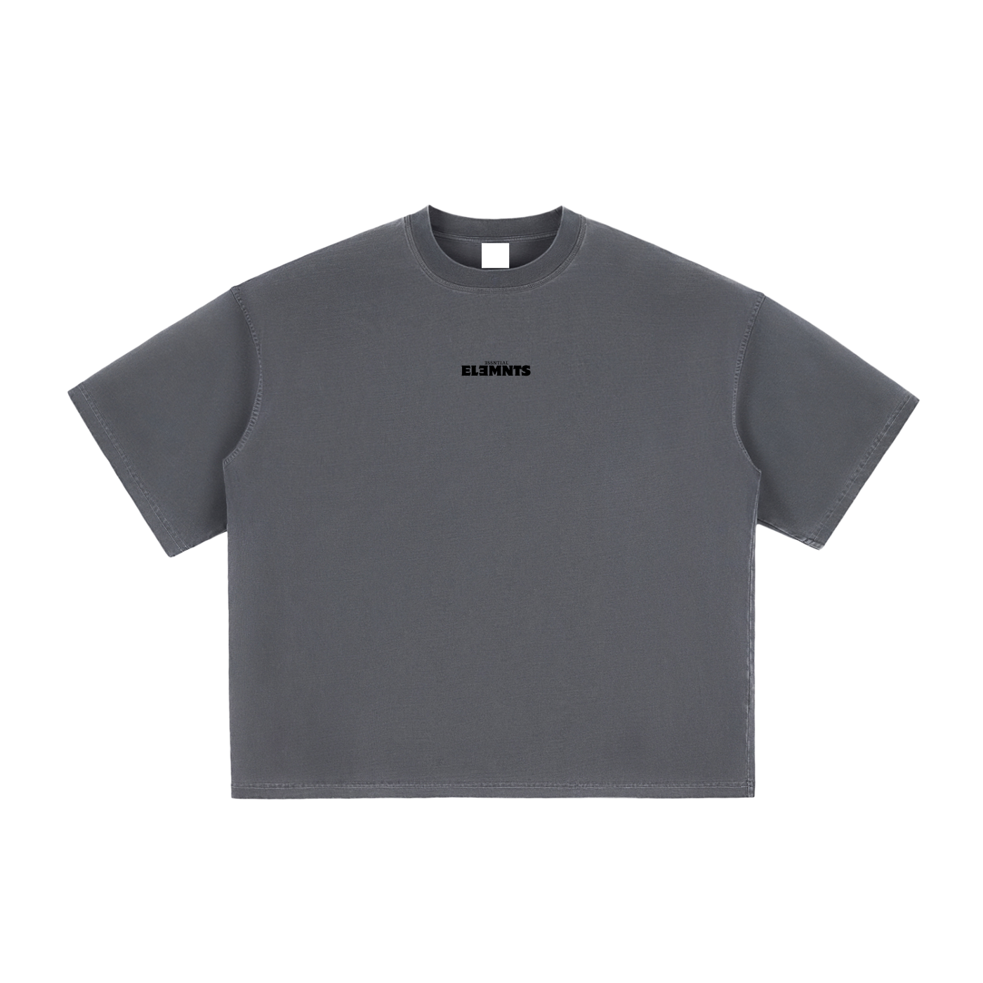 ESSNTIAL ELEMNTS Unisex 260G Vintage Washed Boxy Tee