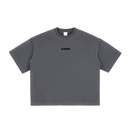 ESSNTIAL ELEMNTS Unisex 260G Vintage Washed Boxy Tee