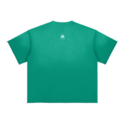 ESSNTIAL ELEMNTS Unisex 350G Sun Fade Raw Edge Tee