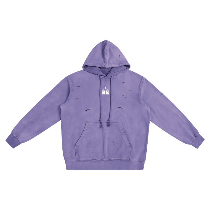 ESSNTIAL ELEMNTS Unisex 400G Faded Wash Hoodie