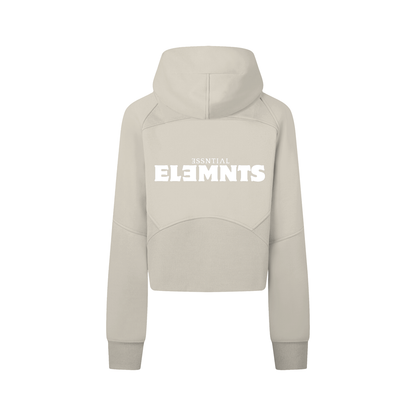 ESSNTIAL ELEMNTS Women's 320G Crop Street Hoodie