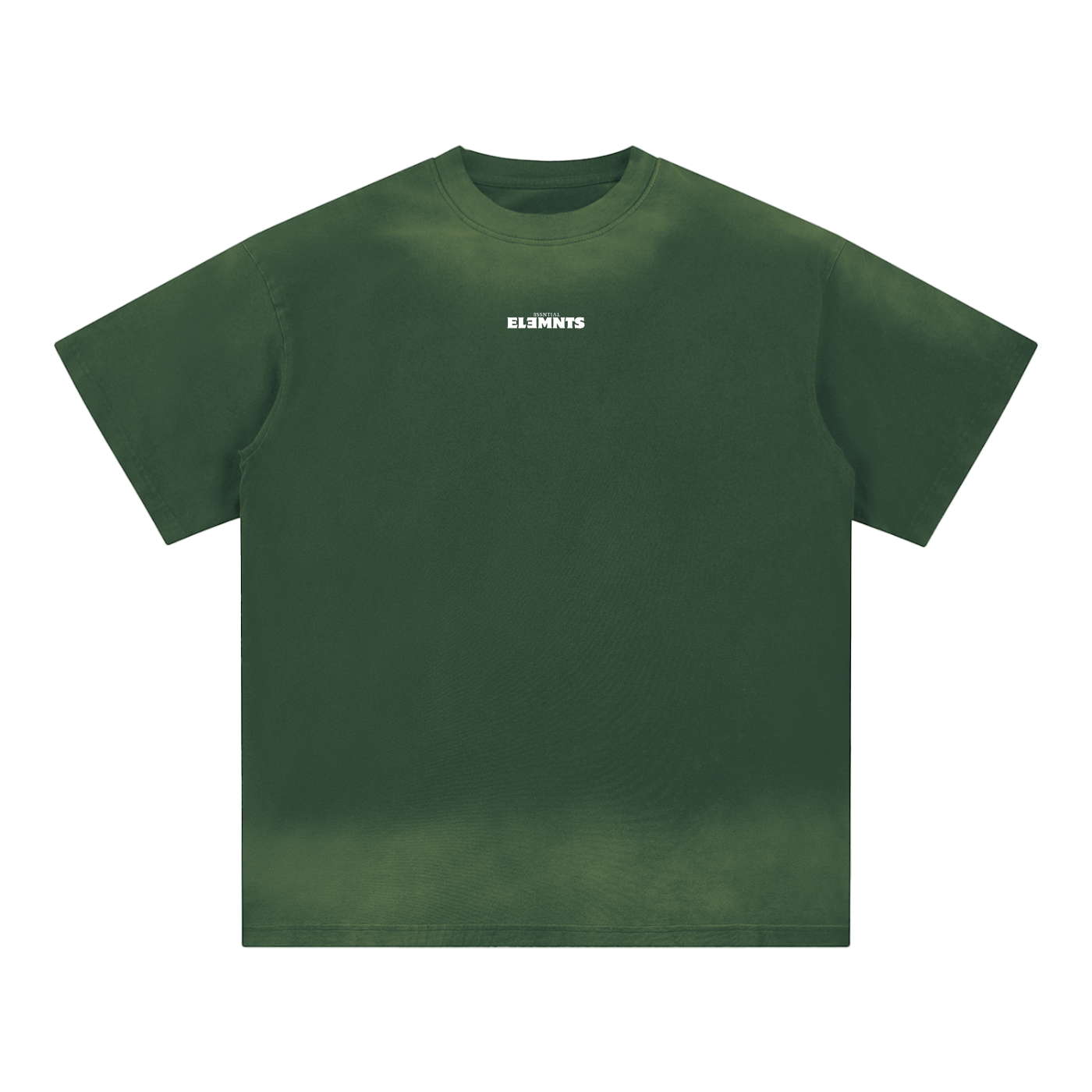 ESSNTIAL ELEMNTS  Unisex 270G Petite CN Sunfade Edge Tee