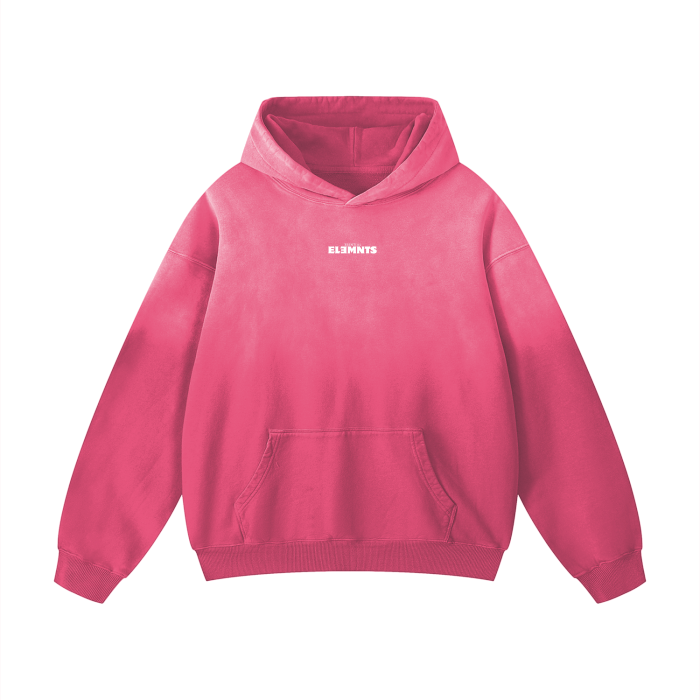 ESSNTIAL ELEMNTS Unisex 400G Faded Wash Hoodie