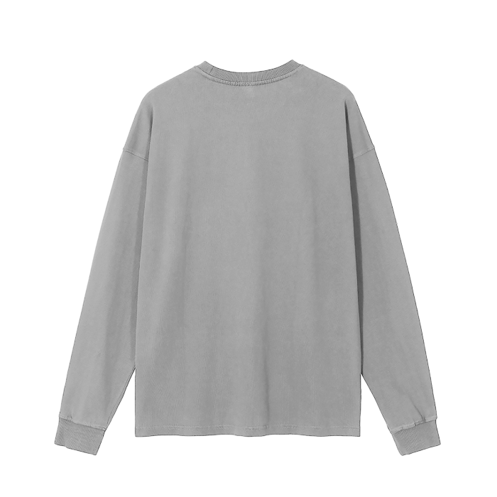 ESSNTIAL ELEMNTS Unisex 280G Enzyme Washed LS Tee