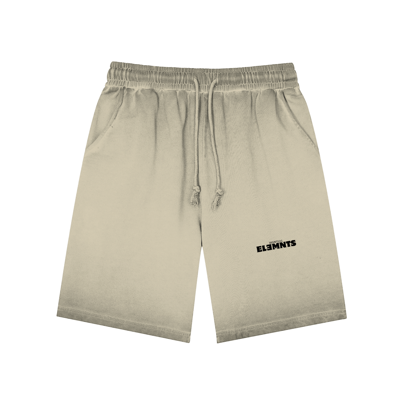 ESSNTIAL ELEMNTS Unisex 350G Reverse Dyed Sweatshorts