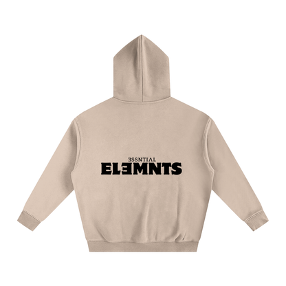 ESSNTIAL ELEMNTS Unisex 350G OS Solid Color Fleeced Hoodie