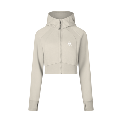 ESSNTIAL ELEMNTS Women's 320G Crop Street Hoodie