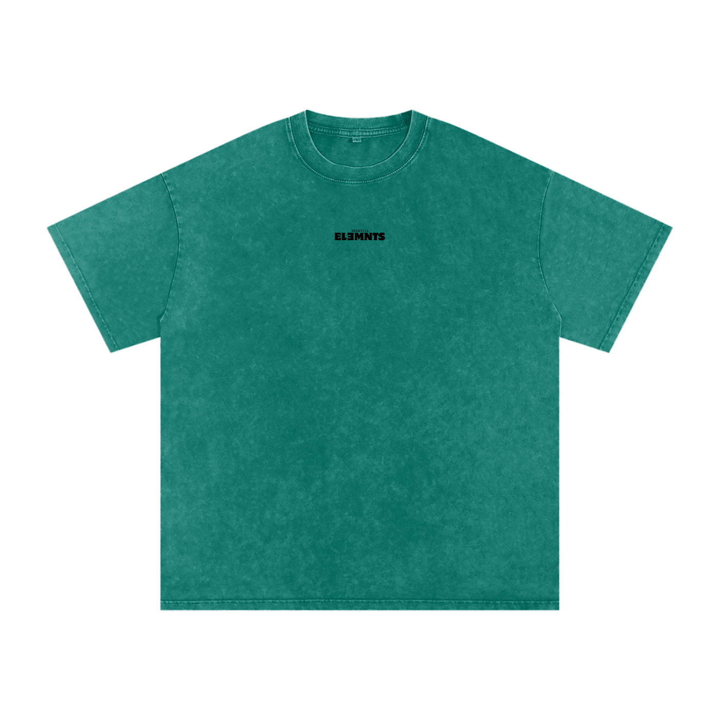 ESSNTIAL ELEMNTS Unisex 250G Acid Wash Oversize Tee