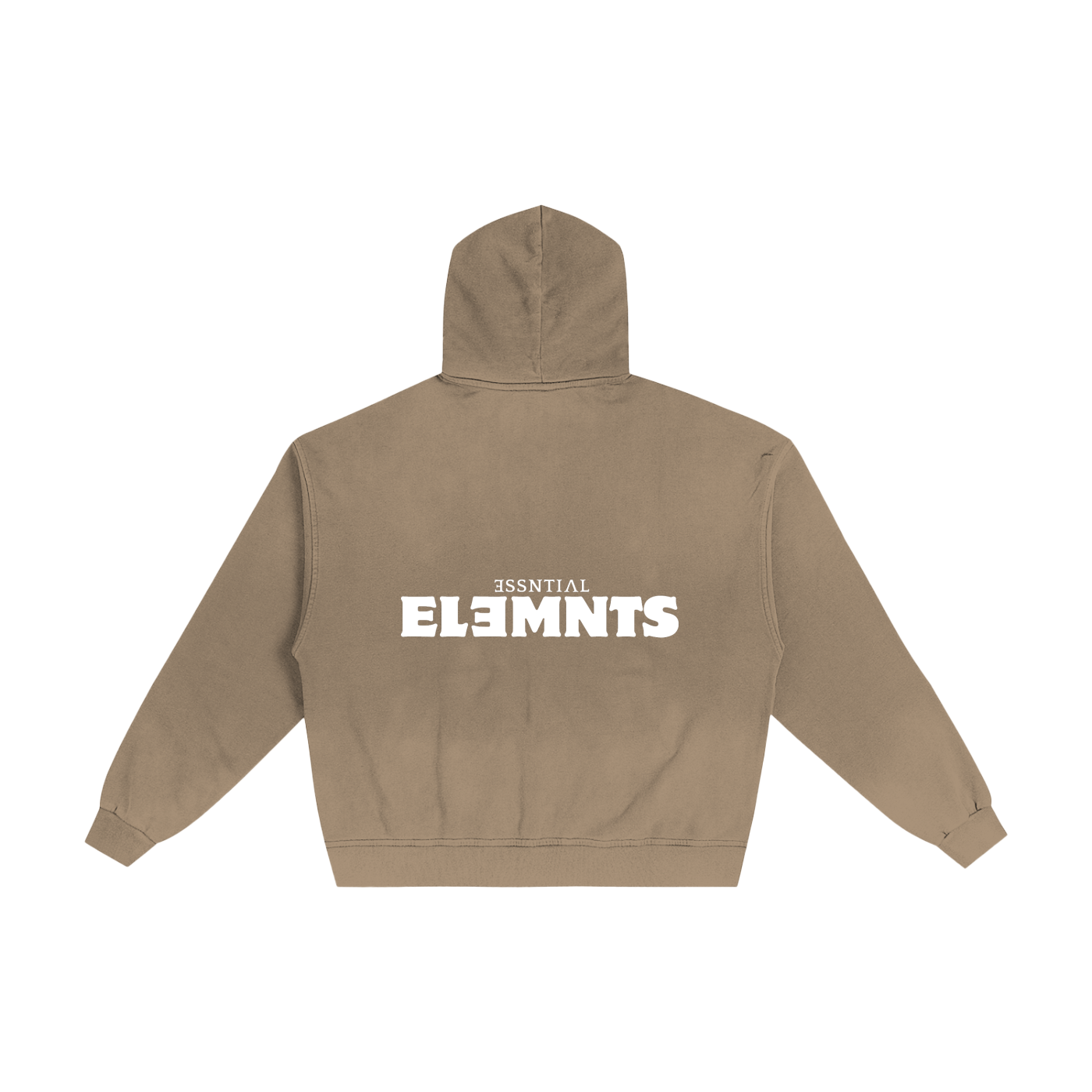 ESSNTIAL ELEMNTS Unisex 420G Frayed Washed Hoodie