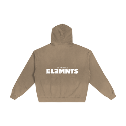 ESSNTIAL ELEMNTS Unisex 420G Frayed Washed Hoodie