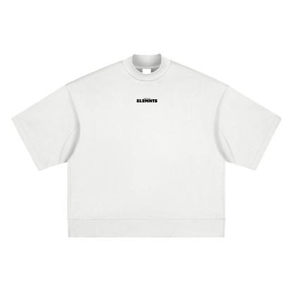 ESSNTIAL ELEMNTS Unisex 305G HW OS Mock Neck Tee