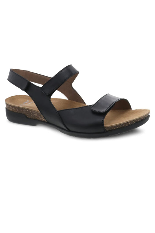 DANKSO RONDA IN BLACK WAXY BURNISHED LEATHER