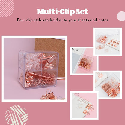 Daydreamer Rose Gold Office Accessories Gift Set