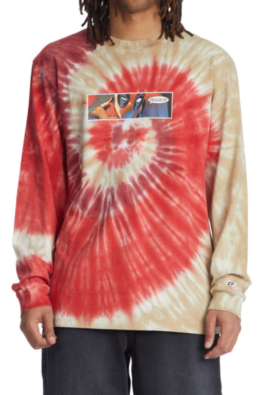 DC Men's Marvel Deadpool Streets Long Sleeve Tshirt