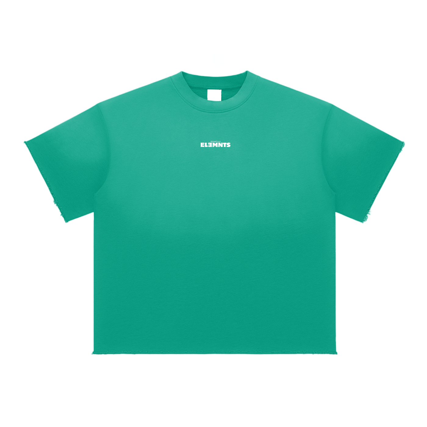 ESSNTIAL ELEMNTS Unisex 350G Sun Fade Raw Edge Tee