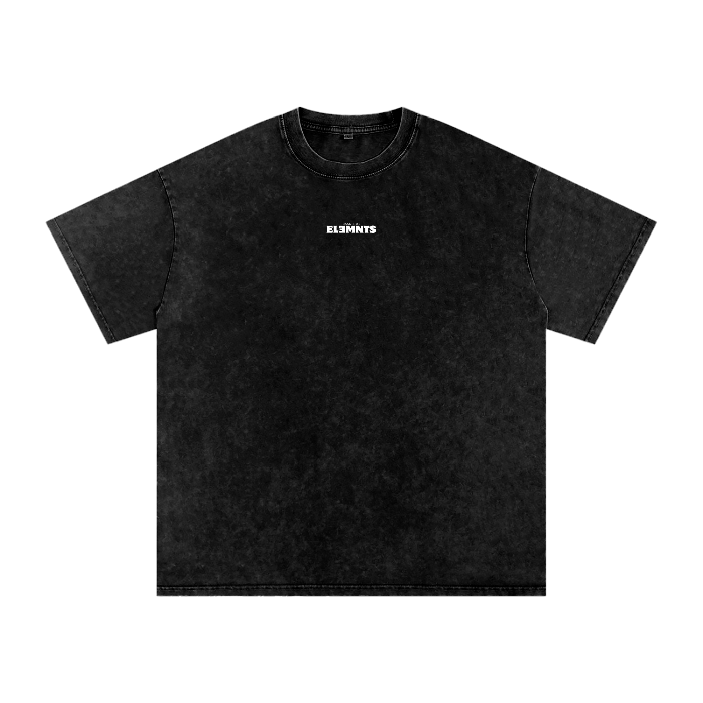 ESSNTIAL ELEMNTS Unisex 250G Acid Wash Oversize Tee