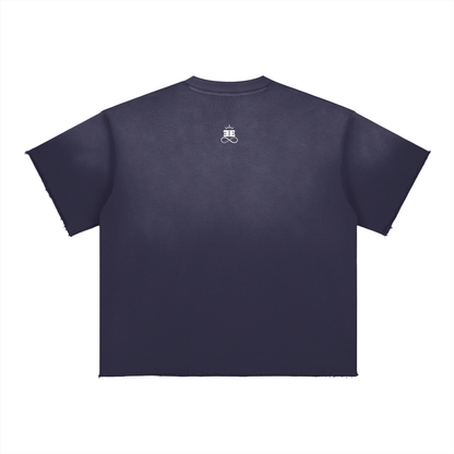 ESSNTIAL ELEMNTS Unisex 350G Sun Fade Raw Edge Tee