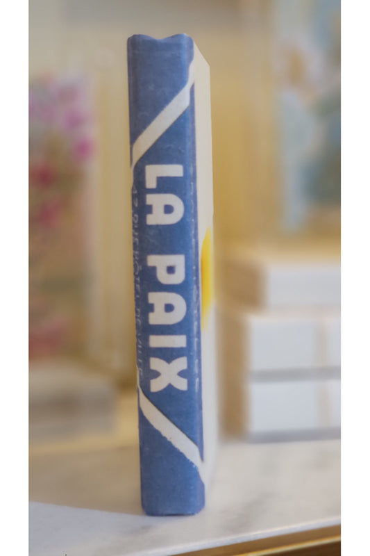 DECORATIVE BOOK BLUE/WHITE
