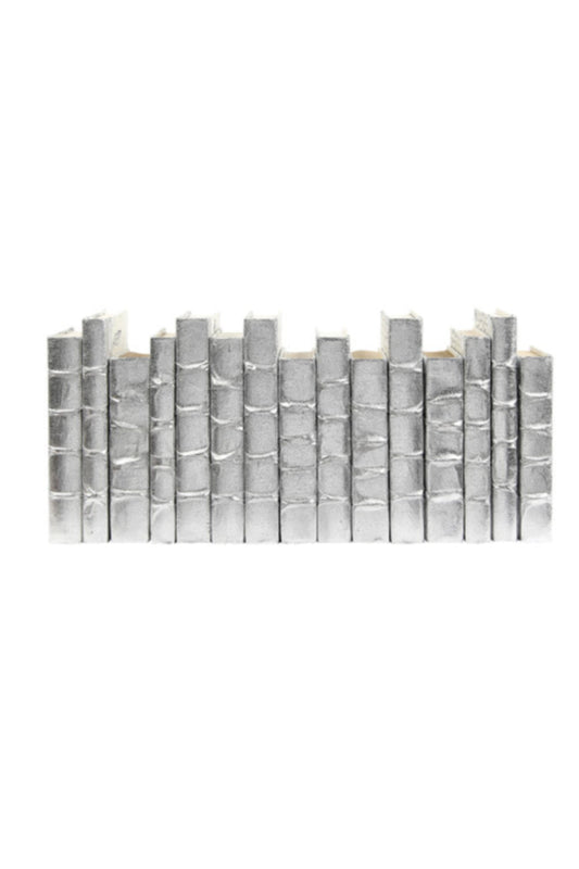 DECORATIVE BOOK SILVER (8 1/2")