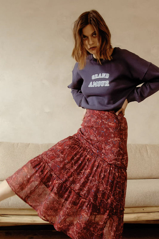 Delara Printed Skirt