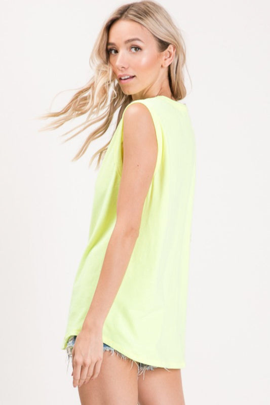 Distressed Tank Top