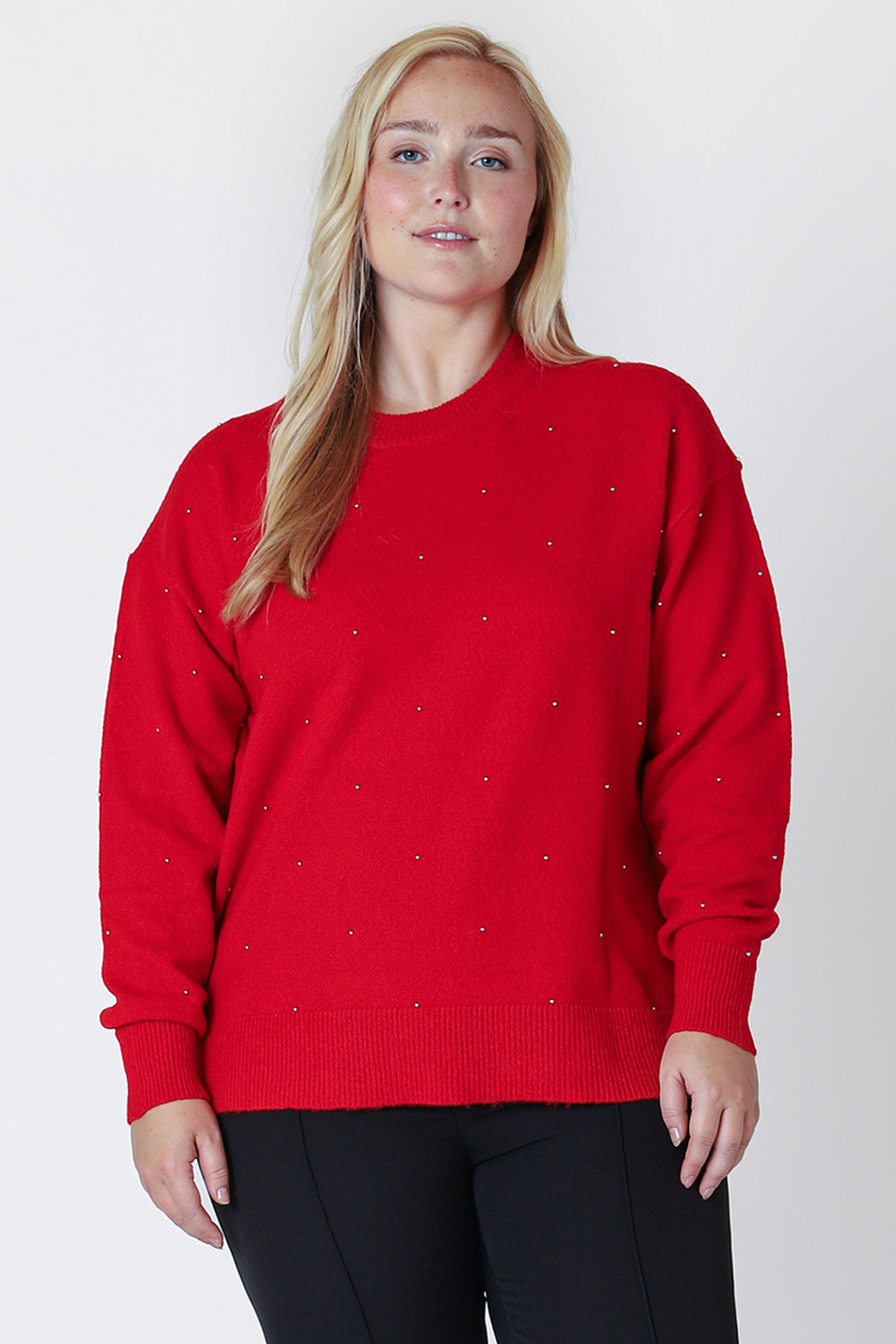 Embellished Crewneck Sweater