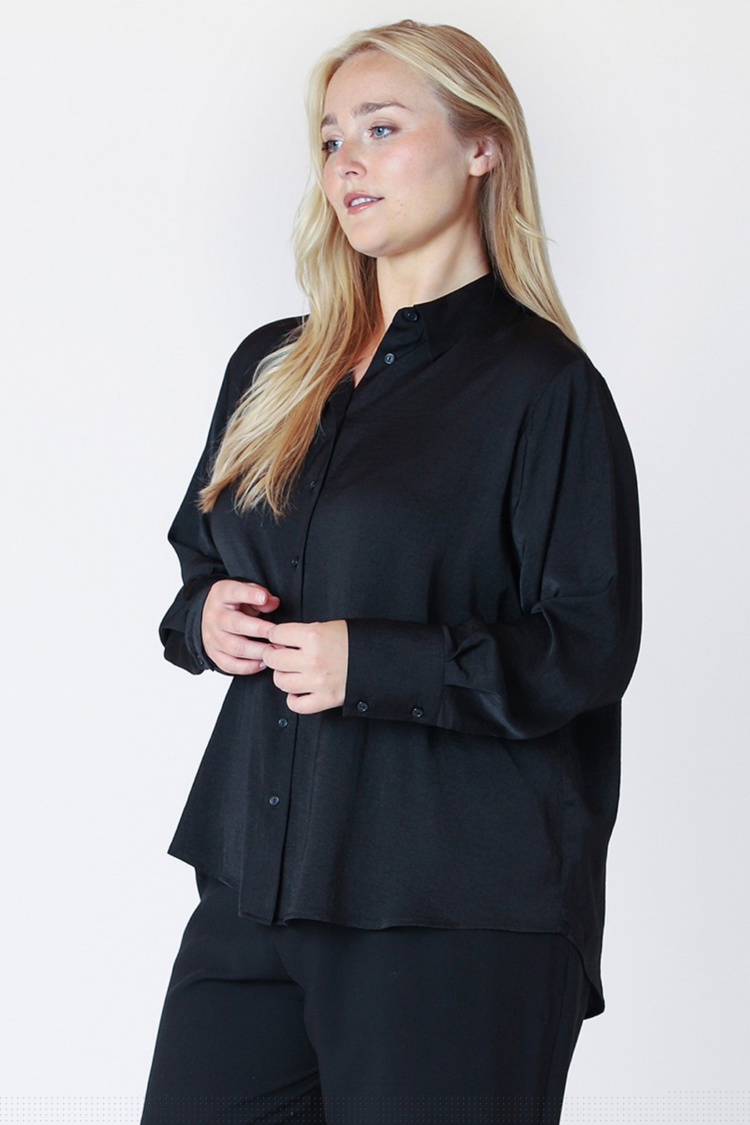 Flowy Satin Blouse