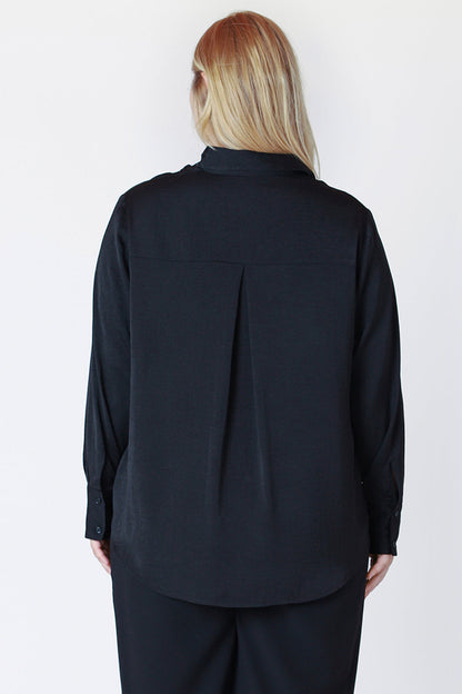 Flowy Satin Blouse
